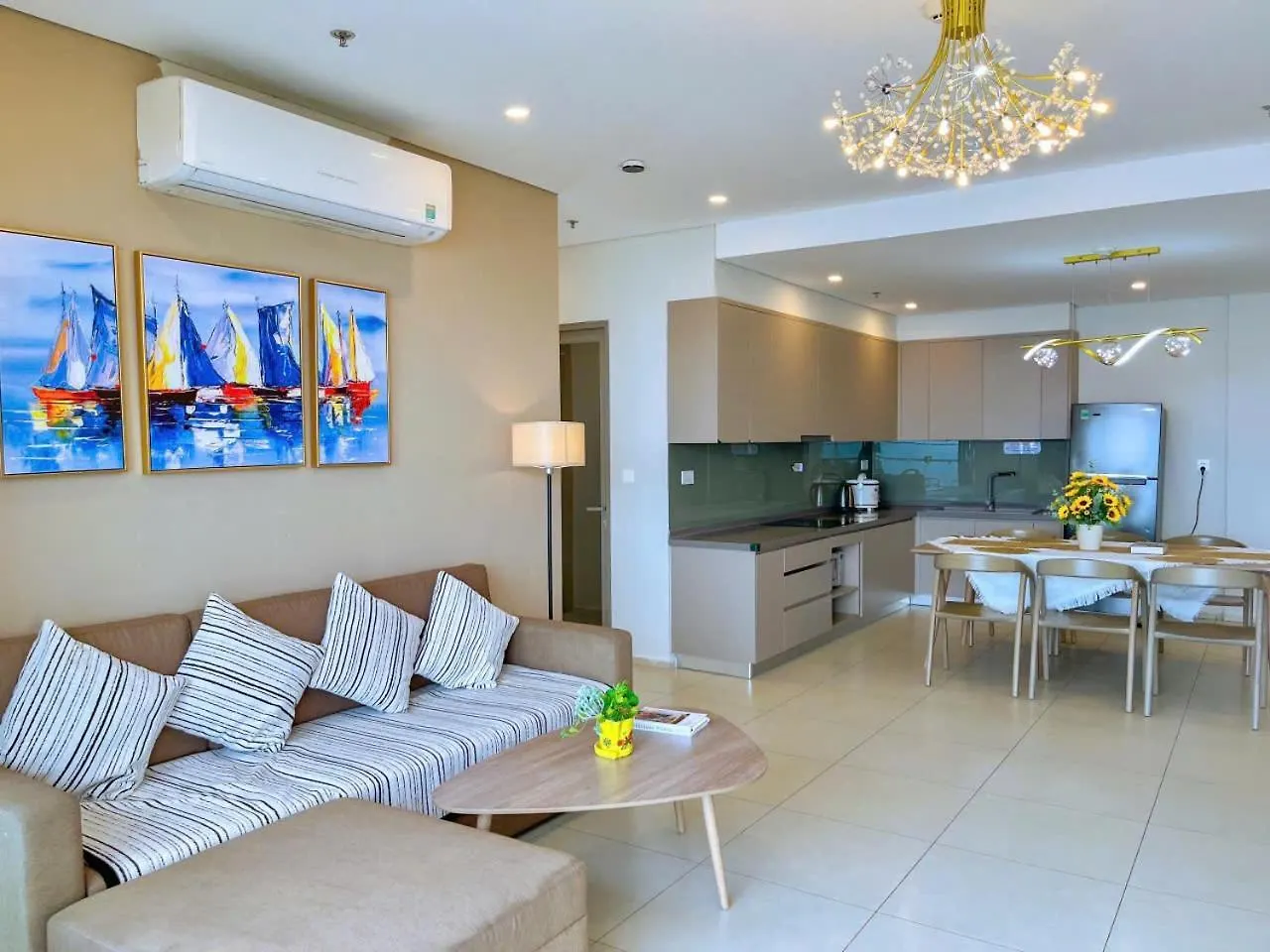 Căn Hộ The Sóng Vũng Tàu Hồ Bơi Vô Cực,Công Viên Nước Trẻ Em Miễn Phí-infinity Pool Free Apartamento